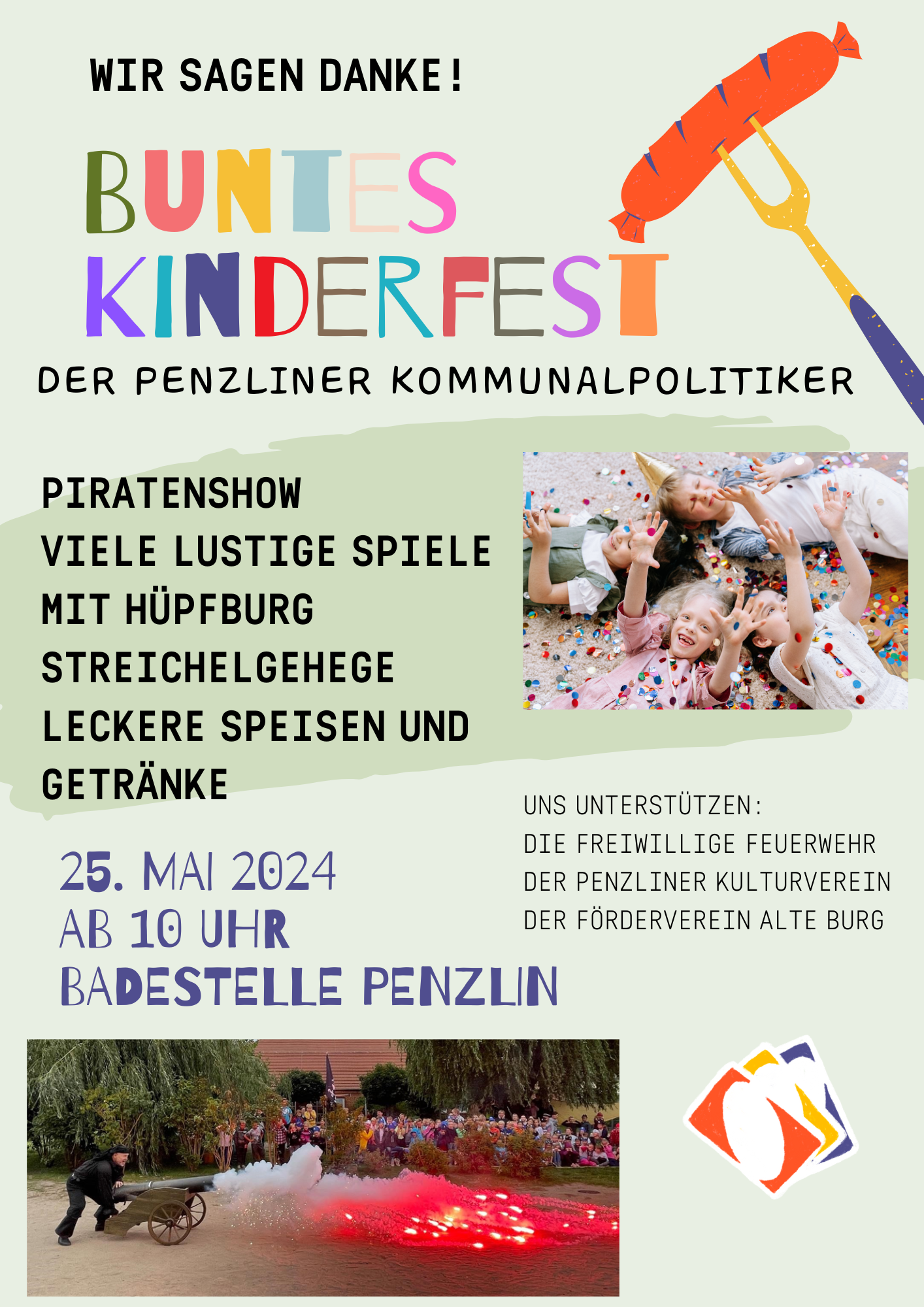 Kinderfest am Penzliner Stadtsee
