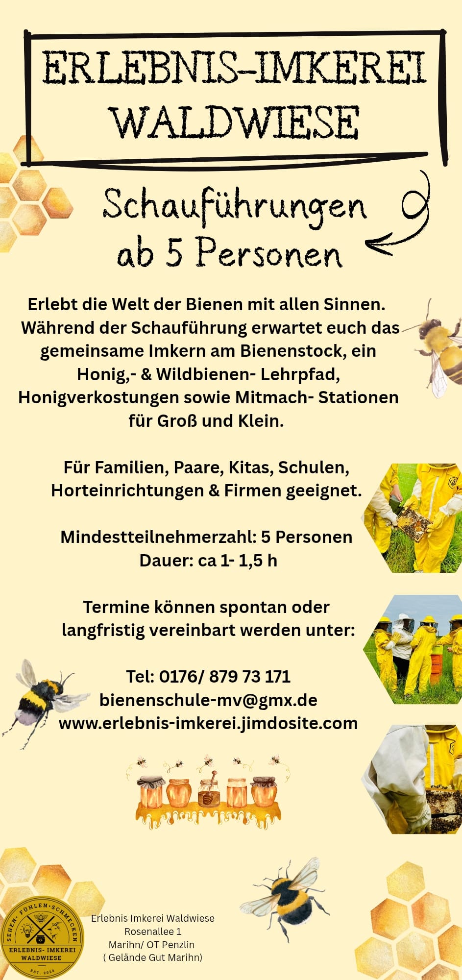 Du betrachtest gerade Erlebnis-Imkerei