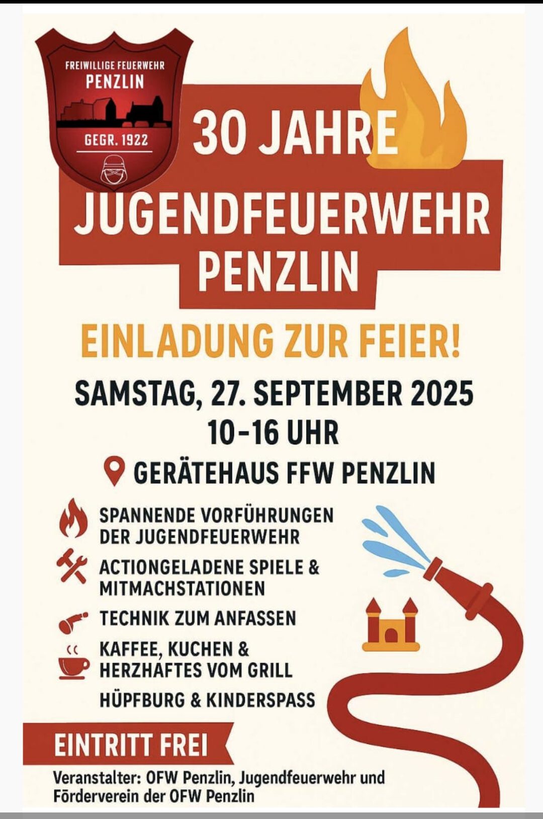 30 Jahre Jugendfeuerwehr Penzlin